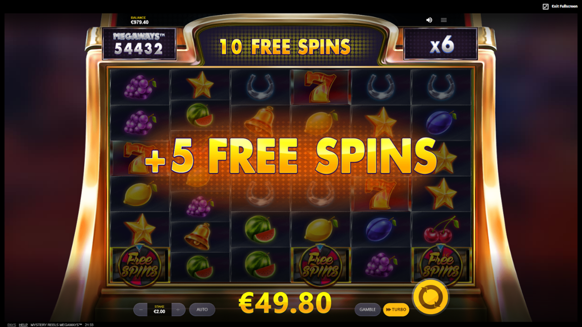 Ekstra gratis spins på Mystery Reels Megaways